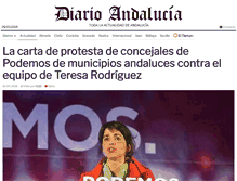 Tablet Screenshot of diarioandalucia.com